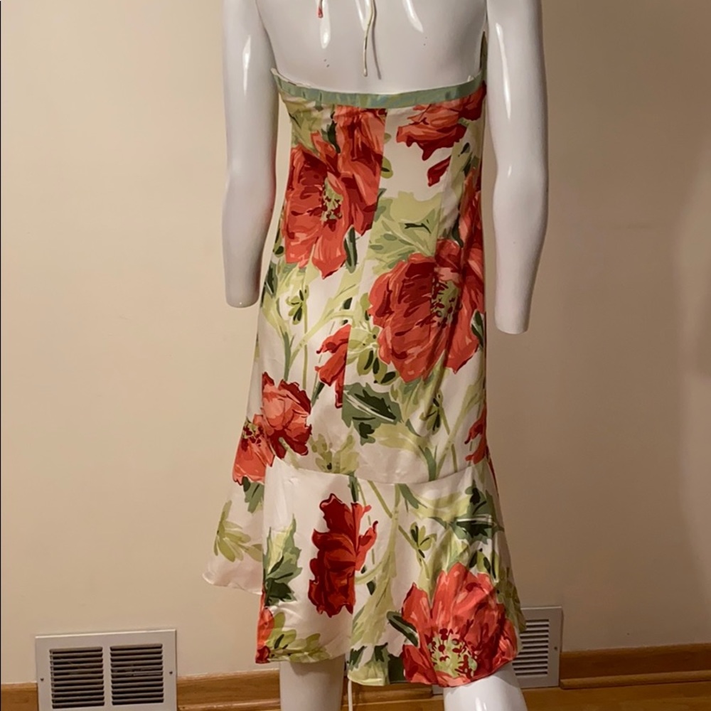 Ann Taylor floral print halter dress size 2 - Picture 7 of 8